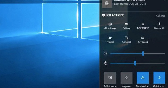 Microsoft Brought the Brightness Slider Back to Windows 10