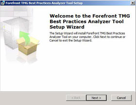 Microsoft Forefront Tmg -- Best Practice Analyzer