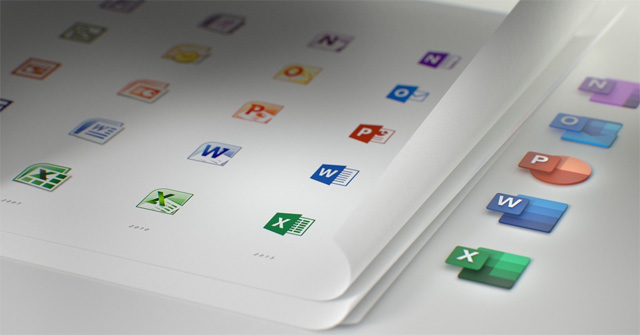 Microsoft Launched a New Office Icon Set, a Major Change in Design