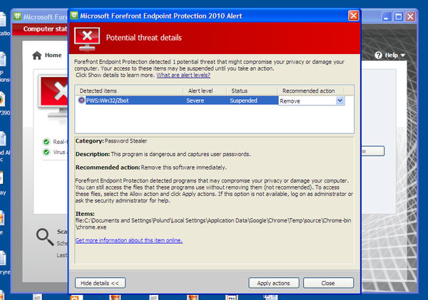 Microsoft 'Paralysis' Chrome Is Malware