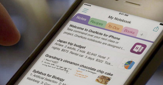 Microsoft Released a Completely Renewed Version of OneNote for the iPhone