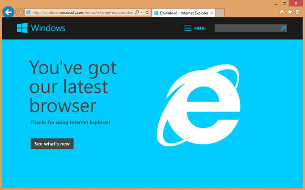 Microsoft Released a Patch for IE 11 on Windows 8.1