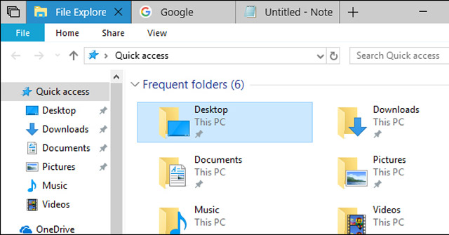 Microsoft removed the feature to split Windows Sets tab from Windows 10