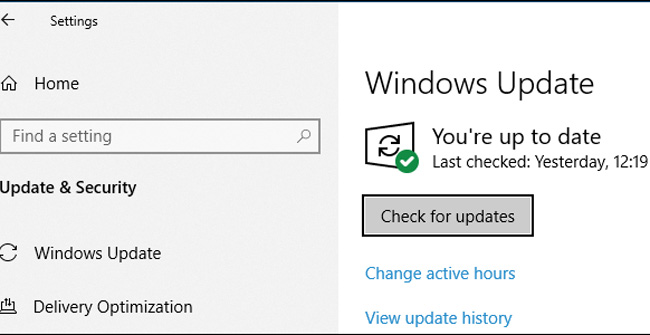 Microsoft Warns, Clicking Check for Updates Will Make the New