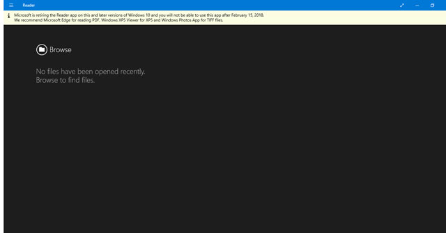 Microsoft Will Remove the PDF Reader Application on Windows 10