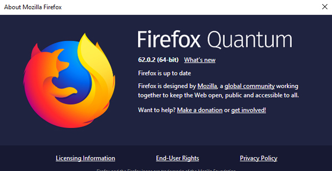 Mozilla Released Firefox 62.0.2 to Fix the Problem of Corrupting the Operating System