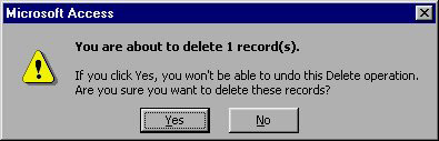 MS Access 2003 - Lesson 9: Delete Records and Save Information