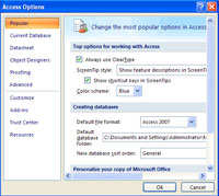 MS Access - Lesson 2: Customize Access: Microsoft Access 2007