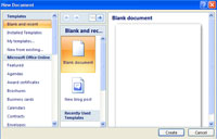 MS Word - Lesson 2: Working with Documents: Microsoft Word 2007