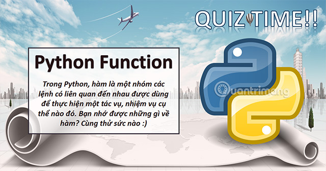 Multiple choice quiz about Python - Part 10 - TipsMake.com