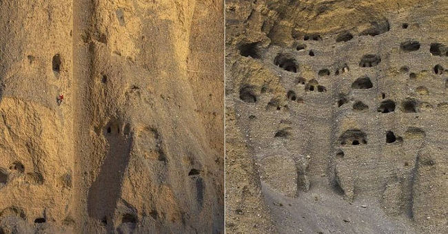 Mysterious Mysteries of 2000-year-old Caves on the Precipice of 50m