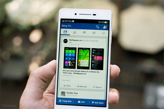 New Interface of Facebook on Android