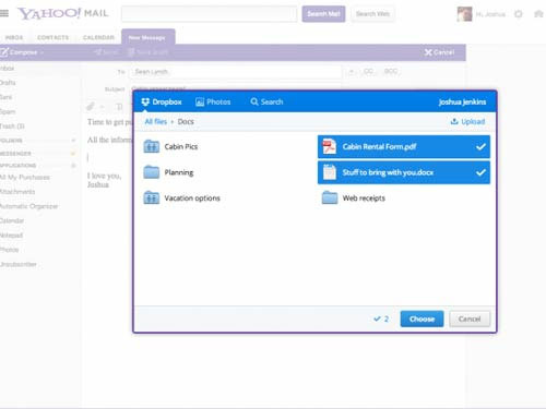 No Longer Worry About Limit Attachments on Yahoo! Mail