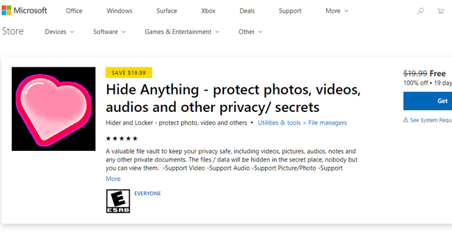 Offer Hide Anything, the Security Application That Helps File on