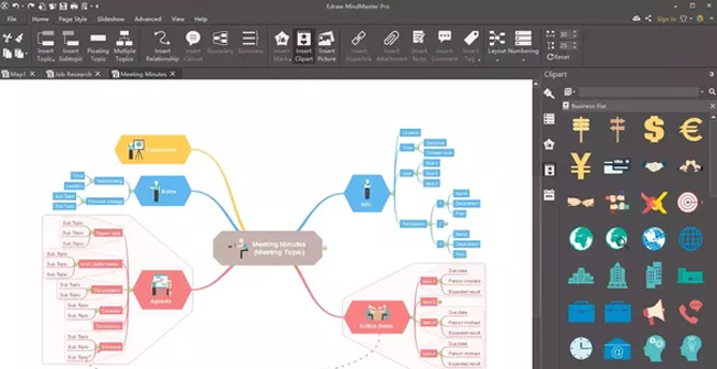 Offering eDrawsoft MindMaster, the application for creating a mind map ...