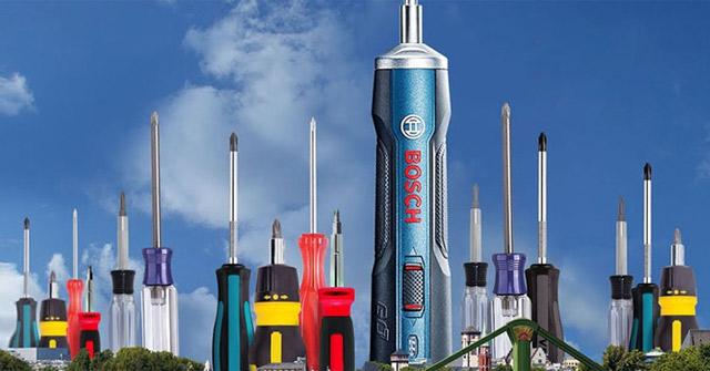 On Bosch Go Screwdriver Screwdriver