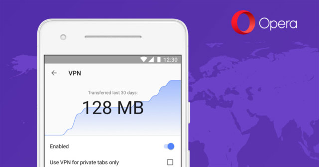Opera on Android Has Unlimited Free VPN Integration