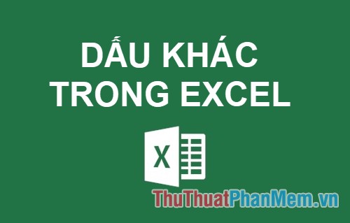 Other Diacritics in Excel, Different Diacritics in Excel