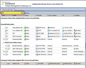 Overview of the Forefront Tmg 2010 Management Interface