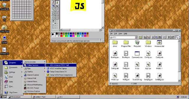 Please Download Windows 95 Application on Windows, macOS and Linux