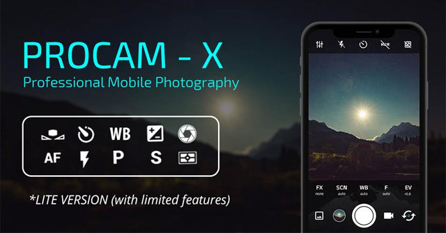 Procam X Offers to Download, the Application Turns Your Phone