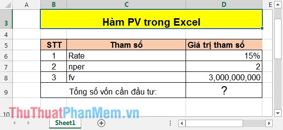 How to Use the PV Function in Excel