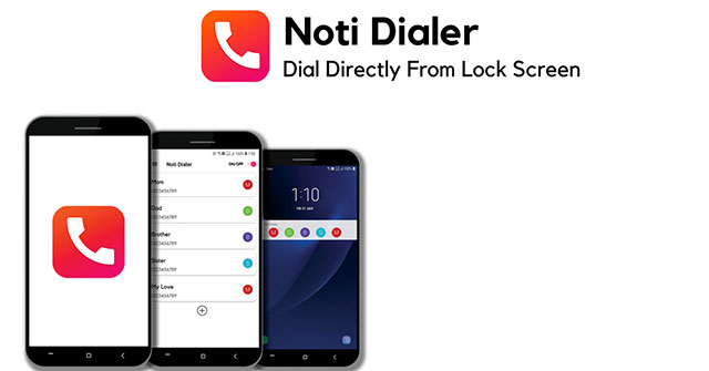 Quick Call on the Lock Screen and Android Notification