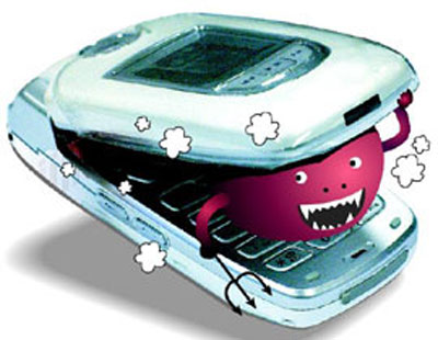 Real Damage of Virus Transmitted from Computer to Mobile Phone