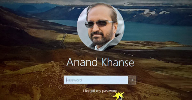 Reset Pass Windows 10 from the Login Screen