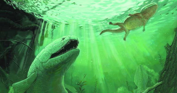 Imagination: Rhizodus Hibberti: Horror Monster of the Carbon Era
