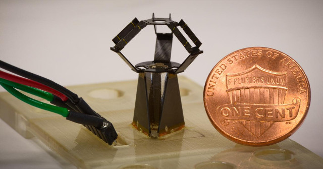 Robot MilliDelta Robot Is Set up with Roles in Production and Medicine