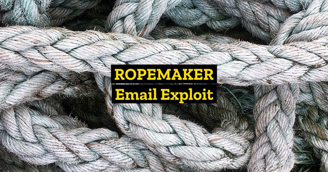 ROPEMAKER Allows an Attacker to Change Email After Sending