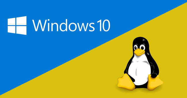 Running Linux on Windows 10 does not require a virtual machine, here ...