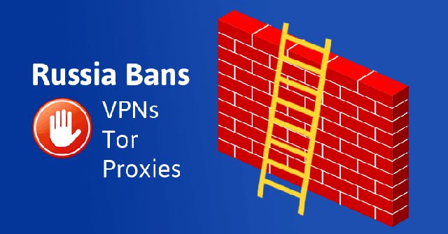 Russia Banned Proxy Services and VPN to Block Extreme Content