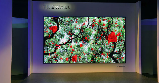 Samsung Displayed a 4K 146 Inch TV Called 'Wall' at CES 2018