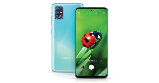 Samsung Galaxy A51 Launched, Samsung Galaxy A51 4 Rear Cameras