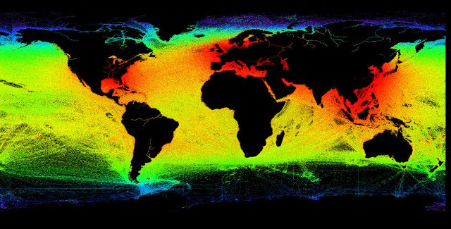 Satellite Creates a Detailed Picture of Maritime Operations
