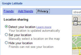 Search in Google Latitude Without GPS or Smart Phone