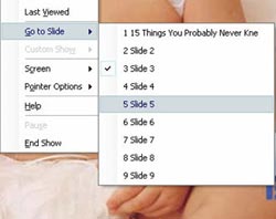 'Search' the Slide While PowerPoint Presentation Is in Progress
