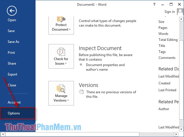 how to change default settings word 2016