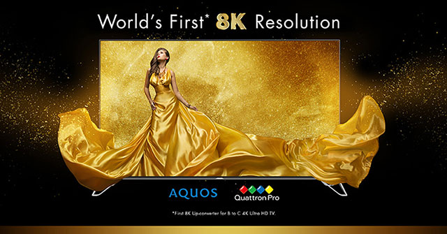 Sharp Introduced Its 8-inch 8K TV That Turns Your 4K TV into Obsolete