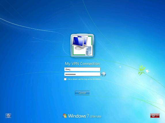Single Sign-on VPN with Windows 7