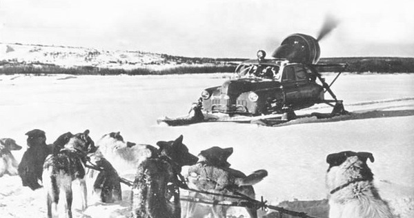 Sliding Cars with Soviet Aircraft Engines -- Like Fiction That