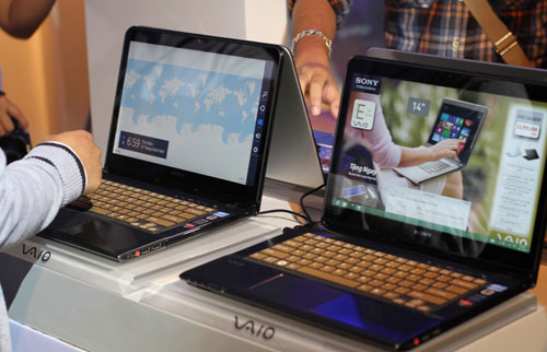 Sony Out of Three Vaio Touch Laptops in Vietnam