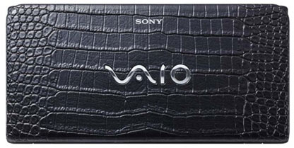 Sony Vaio P with Crocodile Skin Cover