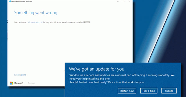 Steps to Fix Windows 10 Update Error 0xC1900208