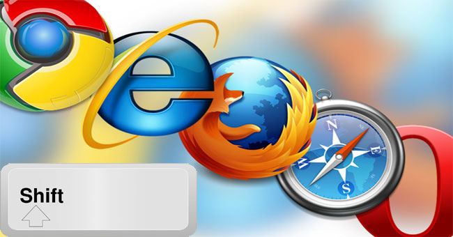 Surf the Web More Easily with the Shift Key: Web Browser