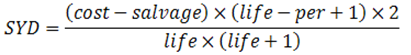 How to Use the SYD Function in Excel
