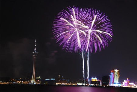Synthesis of Wallpaper, Beautiful Fireworks Photos in the New