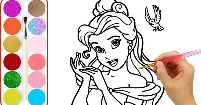 Synthetic Princess Coloring Pictures for Babies